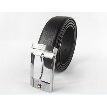 New fashion solid brass roller buckle men's leather belt